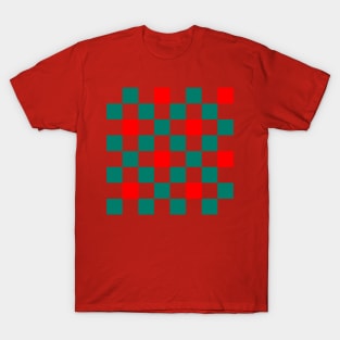 4x5 Optical 3D Checker Pattern T-Shirt